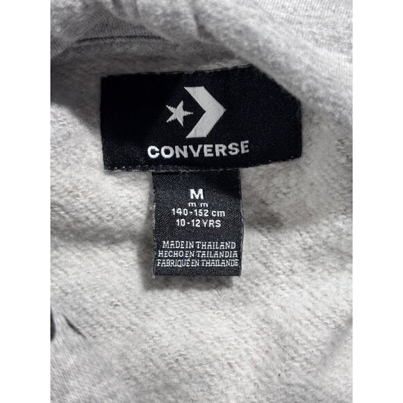 Set Of 2 Converse Chevron Star Hoodies Red & Gray M 10-12 - Picture 7 of 8